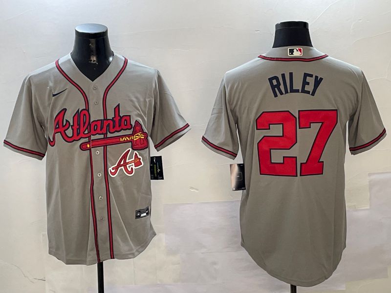 Men Atlanta Braves #27 Riley Grey Game 2024 Nike MLB Jersey style 2->atlanta braves->MLB Jersey